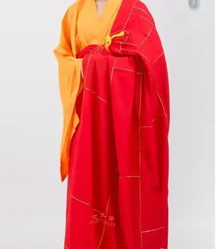 2021 Горячее Шаолиньское Платье Кунг-Фу Дзен Медитация Кеса Монах Буддийский Священник Ряса Халат