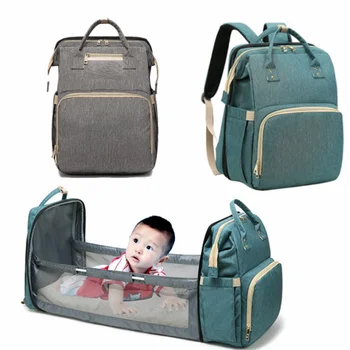 Сумка для подгузников, рюкзак для мам и пап, многофункциональная детская кроватка, сумка для беременных и кормящих, коляска, сумка для мамы, Большая