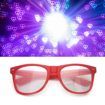 Превосходные дифракционные очки-эффект 3D-призмы EDM, рейвовые очки Frieworks Starburst в стиле Rainbow для фестивалей