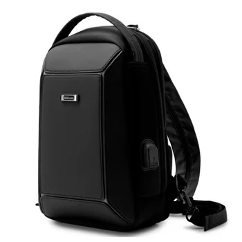 Новая мужская нагрудная сумка в твердом корпусе, модная сумка через плечо для путешествий и отдыха, трендовый нишевый рюкзак