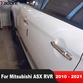 Накладка крышки ручки боковой двери для Mitsubishi ASX RVR Outlander sport 2010-2015 2016 2018 2019 2020 2021 Автомобильные Аксессуары из АБС хрома