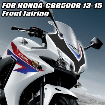 Подходит для Honda CBR500R 2013 - 2015, цветная фара из углеродного волокна, передние фары в сборе, мотоцикл CBR 500R 2014, аксессуары