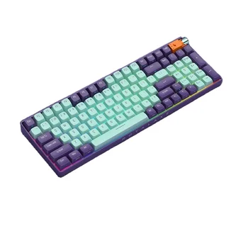 Комбинированная игровая клавиатура R100 с проводной клавиатурой и мышью, игровая клавиатура с подсветкой RGB, подставка для запястий для мультимедийных клавиш и красная подсветка