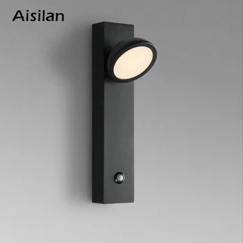 Aisilan LED Nordic Настенный Светильник С Регулируемой Яркостью 5 Вт С Сенсорным Выключателем, Регулируемым Углом Наклона и Поворотом на 3 Положения, Настенное Бра для Спальни, Коридора