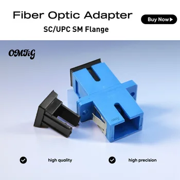 Однорежимный адаптер SC /APC Новый женский волоконно-оптический симплексный фланец SC SC с фланцевым соединителем из пластикового волокна По самой низкой цене