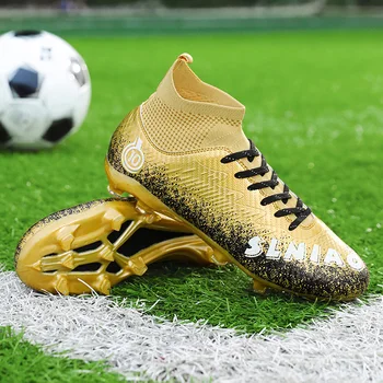 R.XJAIN 33-48 Новые футбольные бутсы Высококачественная противоскользящая Спортивная обувь Для тренировок на траве для пяти человек Прочная Легкая Спортивная обувь