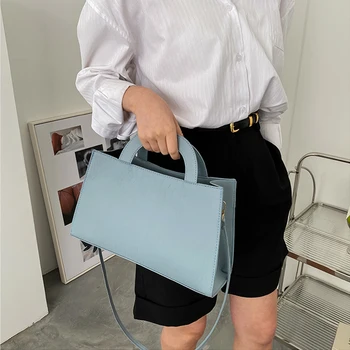 Модные женские сумки 2023 года, новая текстура с каменным узором, искусственная кожа, сумки через плечо большой емкости, простые универсальные сумки через плечо