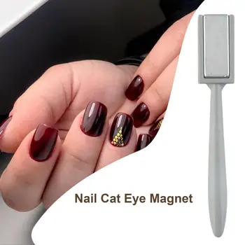 Кошачий глаз Магнит ручка для DIY лак для ногтей порошок магнитная палочка для ногтей 3D эффект Магнит плиты магнитные маникюрной палочки ногтей аксессуар
