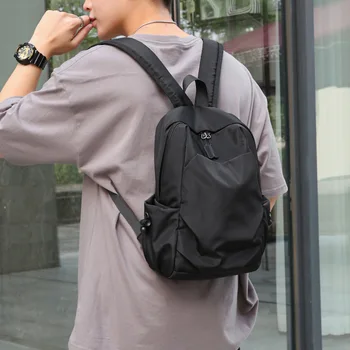 Модный мини-мужской рюкзак, маленькая черная школьная сумка через плечо для мужчин 2023, дизайнерские водонепроницаемые Спортивные Мужские рюкзаки для путешествий