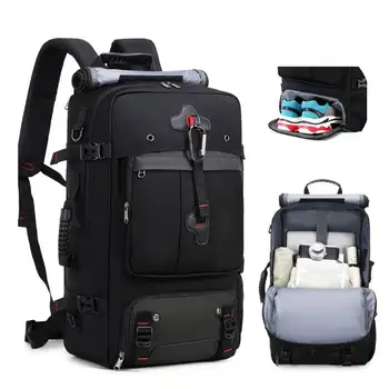 Рюкзак для путешествий, карман для обуви, Мужская и женская альпинистская сумка большой емкости, сумка для деловой поездки, сумки для альпинизма, Y185A