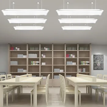 Современный светодиодный потолочный светильник, потолочная люстра для гостиной, подвесной светильник для столовой, классные лампы, офисное энергосберегающее освещение