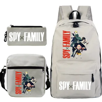 Аниме SPY X СЕМЕЙНЫЙ рюкзак, школьный рюкзак для мальчиков и девочек, Японская Манга, сумка на плечо, сумка для карандашей, рюкзак на молнии, Mochila, Детская сумка для книг