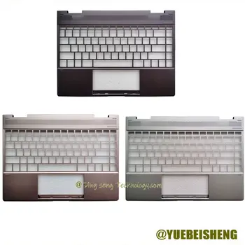YUEBEISHENG New/org для HP X360 13-AE Упор для рук, рамка клавиатуры США, верхняя крышка, корпус C серебристый/коричневый/розовый