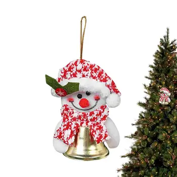 Санта Клаус, Снеговик, Кукла-колокольчик, Рождественский колокольчик, Кукла, Подвеска, Рождественская елка, Подвесные подвески, Детские игрушки, Новогоднее украшение