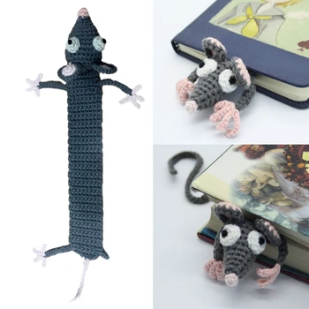Закладки для вязания крючком Закладки для вязания животных ручной работы Закладки для вязания крючком для чтения подарков на День рождения Любителям книг