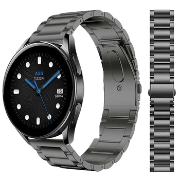 Для Xiaomi Watch S1 Pro/S2 46-42 мм Ремешок Для Умных часов Mi Watch цветной/Активный Титановый Металлический Ремешок 22 мм Ремешок Для часов Браслет Correa