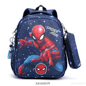 Новый мультяшный детский рюкзак с мультяшным Человеком-пауком, школьный рюкзак в подарок