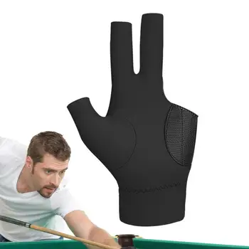 Перчатки с тремя пальцами, высокоэластичные перчатки для настольного тенниса, бильярдные перчатки, Универсальные бильярдные аксессуары для левой или правой руки