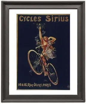 Плакат в рамке Велосипед Сириус Плакат Фотобумага для печати Рамка для фотографий 16x12 дюймов