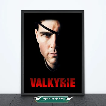 Валькирия (2008) Классическая обложка для постера фильма, фотопечать со звездой, настенная роспись для домашнего декора в квартире (без рамки)