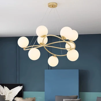 Современный домашний декор светодиодные светильники подвесные светильники для гостиной Люстры для столовой подвесной светильник освещение в помещении