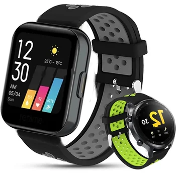 Спортивный Силиконовый Ремешок Для Realme Watch S Pro Smart Watch Band Браслет Дышащий Браслет Для Realme Watch Real Me S Correa