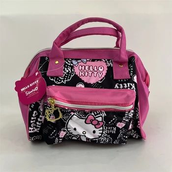 В ПРОДАЖЕ Дефектные KT Cat Модные сумки через плечо в стиле аниме, мультяшная сумка, повседневная сумка для хранения, сумка-мессенджер с верхней ручкой, подарок для девочки