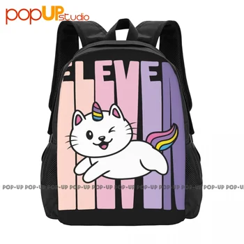 11-летний милый рюкзак Caticorn Cat Unicorn на день рождения, большая вместительная милая спортивная сумка Softback, рюкзак для верховой езды