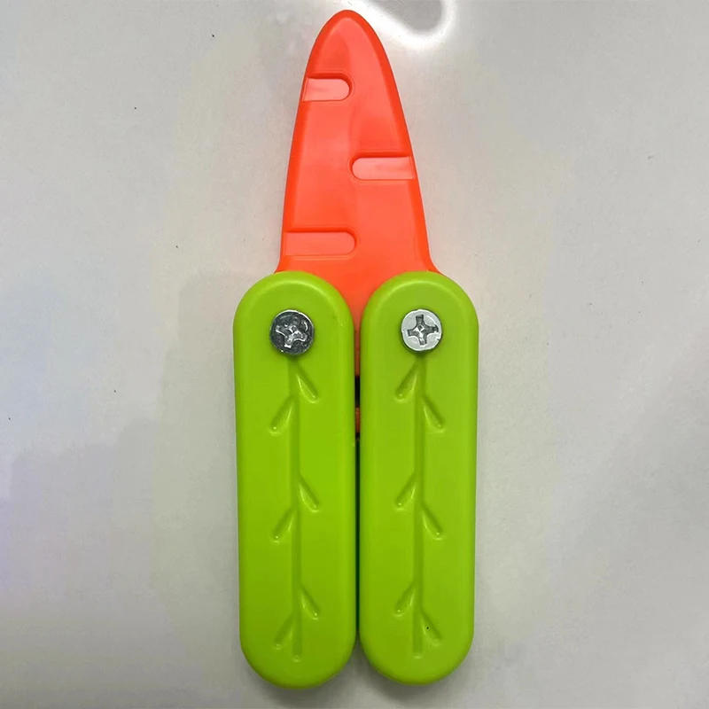 3D Светящийся Морковный Гравитационный Нож Непоседа Игрушки Декомпрессионная Нажимная Карта Игрушка 3D Печать Светящийся Морковный Нож Игрушка - 2