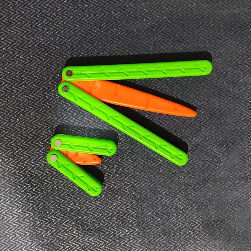 3D Светящийся Морковный Гравитационный Нож Непоседа Игрушки Декомпрессионная Нажимная Карта Игрушка 3D Печать Светящийся Морковный Нож Игрушка - 5