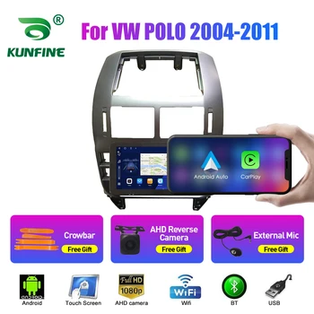 10,33-дюймовое автомобильное радио для VW POLO 2004-2011 2Din Android Восьмиядерный автомобильный стерео DVD GPS навигационный плеер с QLED-экраном Carplay