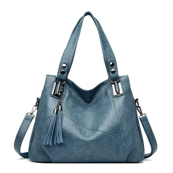 Трендовые весенние и осенние сумки 2023, новая модная женская сумка большой емкости, женская сумка через плечо из мягкой кожи, женская сумка-мессенджер