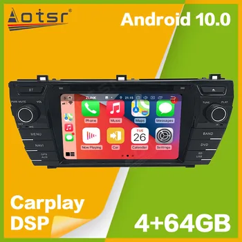 Android 10 PX5/PX6 Автомобильный Плеер GPS Навигация Для Toyota Corolla 2013-2016 Авто Магнитола Мультимедийный Плеер Carplay DSP