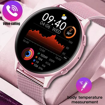 2023 Новые умные часы, женские часы для голосовых вызовов, Мужские Спортивные трекеры для отслеживания сердечного ритма, водонепроницаемые умные часы для Xiaomi Huawei iOS