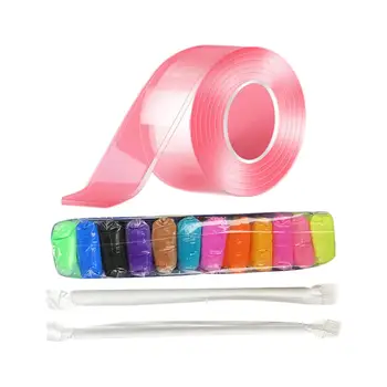 Подарочный набор Nano Tape Bubble Kit, двусторонняя сверхпрочная лента для изготовления пинч-игрушек