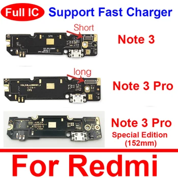 USB-плата для зарядки Xiaomi Redmi Note 3 Note 3 Pro SE USB зарядное устройство док-станция USB порт Гибкий кабель Запасные части