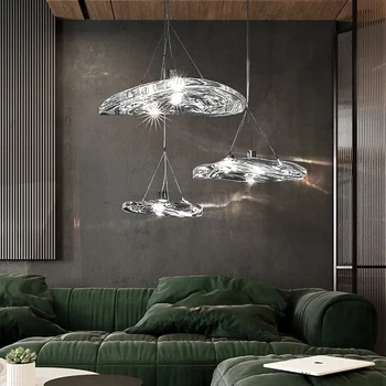 Итальянский дизайнер Подвесной светильник для гостиной Современный Домашний декор Спальня Кухня Столовая Люстра Лестница Чердачный светильник