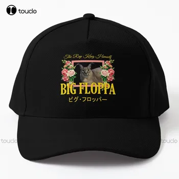 Бейсболка с цветочным рисунком Big Floppa, мужские шляпы для уличного скейтбординга, уличные хлопчатобумажные кепки в стиле хип-хоп, шляпы дальнобойщиков, уличная одежда