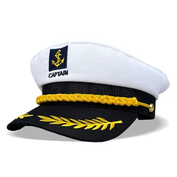 Кепка капитана моряка с пшеничной вышивкой, кепка для мужчин и женщин, кепка Британского военно-морского флота, кепка для студентов, солнцезащитный козырек, плоская кепка, кепки для мужчин, бесплатная доставка