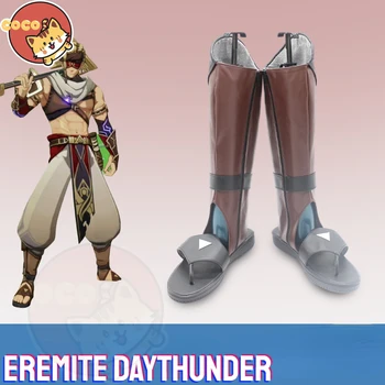 Обувь для косплея Eremite Daythunder Genshin Impact Обувь для косплея Eremite Daythunder Унисекс Обувь Для Ролевых игр Любого Размера CoCos