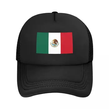 Классическая бейсболка с флагом Мексики для мужчин и женщин, Регулируемая Шляпа дальнобойщика на открытом воздухе