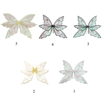Костюм крыла феи бабочки, крыло нимфы для девочек, играющих понарошку