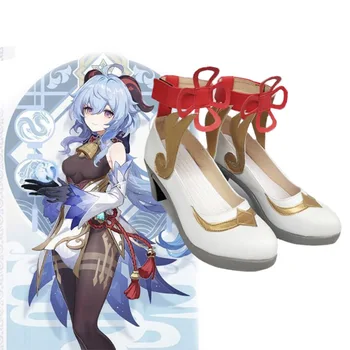 Обувь для косплея GANYU/ Новая Игра Genshin Impact, Реквизит для косплея, Женская обувь в стиле аниме 