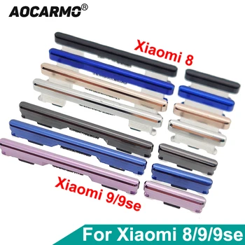 Aocarmo для Xiaomi 8/9 /9se Mi8 Mi9 Mi9 SE Включение/выключение питания Переключатель увеличения/уменьшения громкости Боковые кнопки Запасная часть ключа