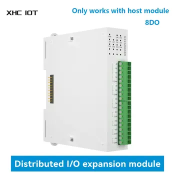 Модуль расширения распределенного удаленного ввода-вывода 8DO с Аналоговым Переключателем сбора данных XHCIOT GXXAX0080 RJ45 RS485 Modbus PNP NPN Быстрое Расширение