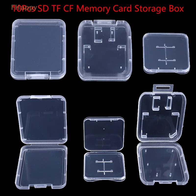 5/10 шт. Прозрачная пластиковая коробка для карт с игровыми картриджами, чехол для хранения защитного держателя Games Boy Advance - 0