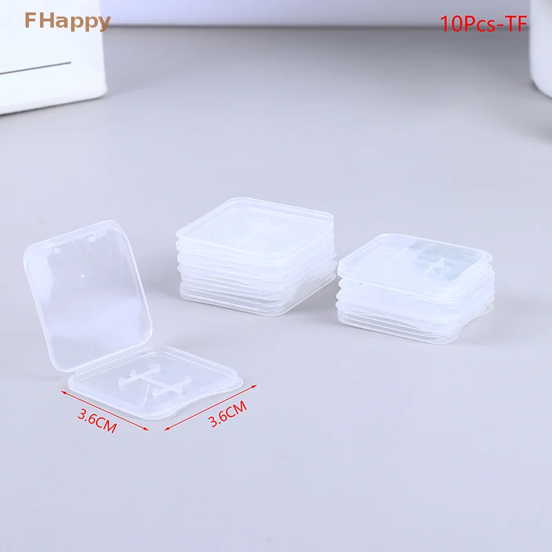 5/10 шт. Прозрачная пластиковая коробка для карт с игровыми картриджами, чехол для хранения защитного держателя Games Boy Advance - 1