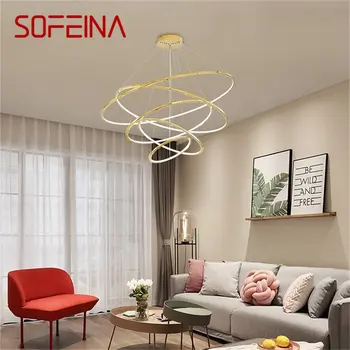 Подвесные светильники SOFEINA Nordic Золотой креативный современный роскошный светодиодный светильник для украшения дома