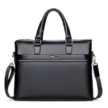 Модная мужская офисная сумка из натуральной кожи, Деловая Повседневная мужская дорожная сумка для ноутбука, сумки через плечо, портфель