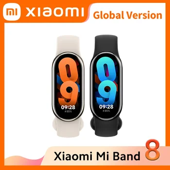 Глобальная версия Xiaomi Mi Band 8 Мониторинг Сердечного Ритма Уровня Кислорода в крови 1.62 